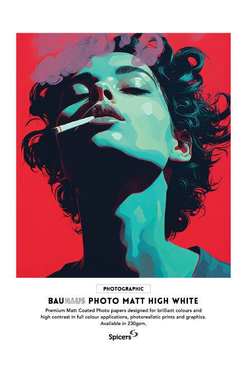 Bauhaus Photo Matt High White 230gsm