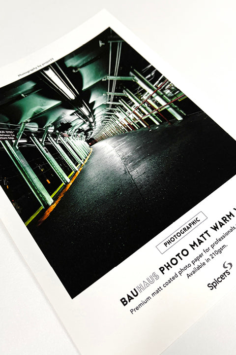 Bauhaus Photo Matt Warm White 210gsm