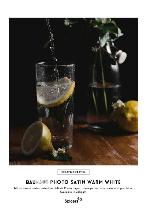 Bauhaus Photo Satin Warm White 255gsm