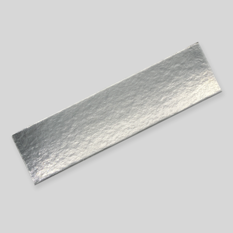 Rectangle Silver Foil Base
