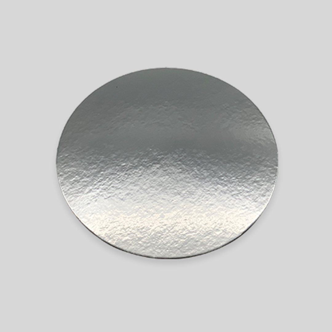 Round Silver Foil Bases